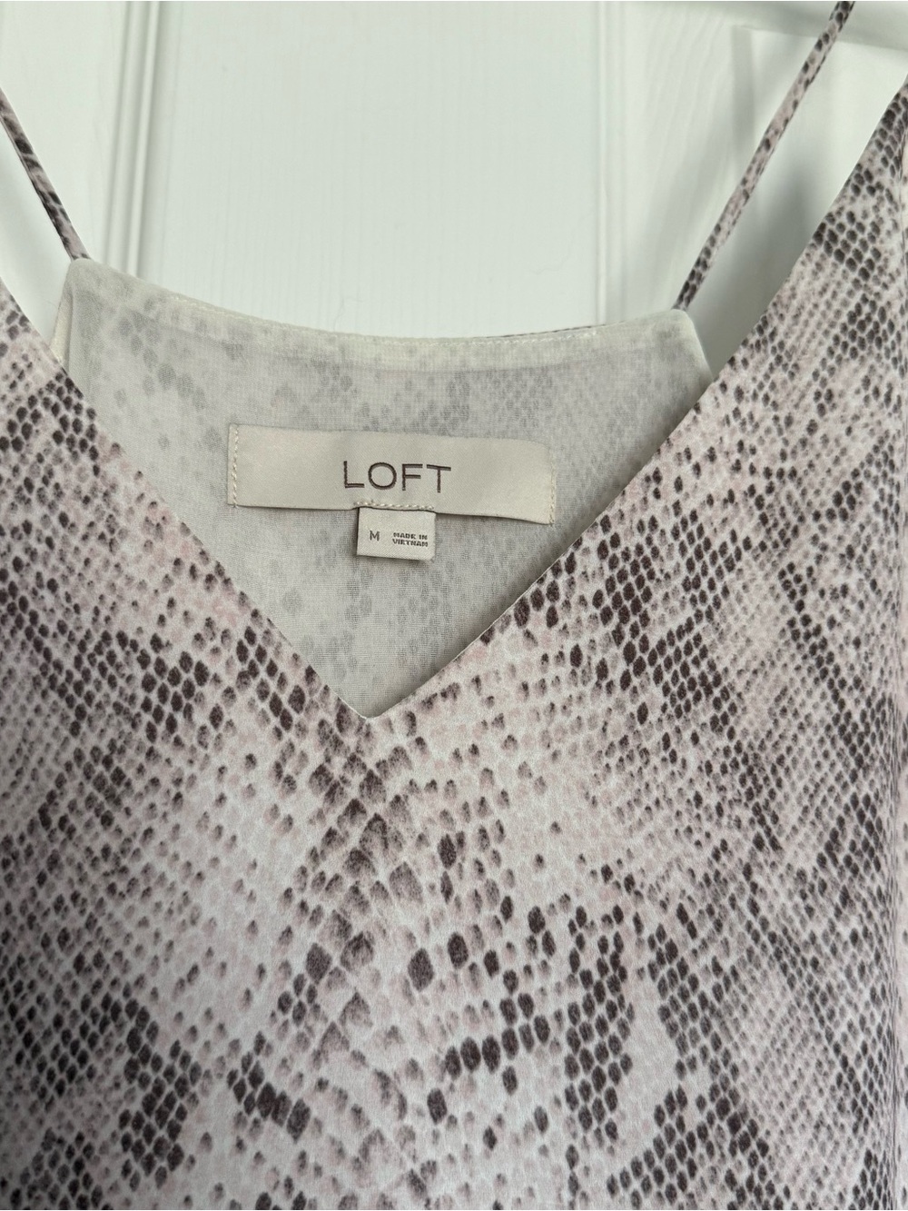 LOFT Snake Print Tank - Picture 3 of 4